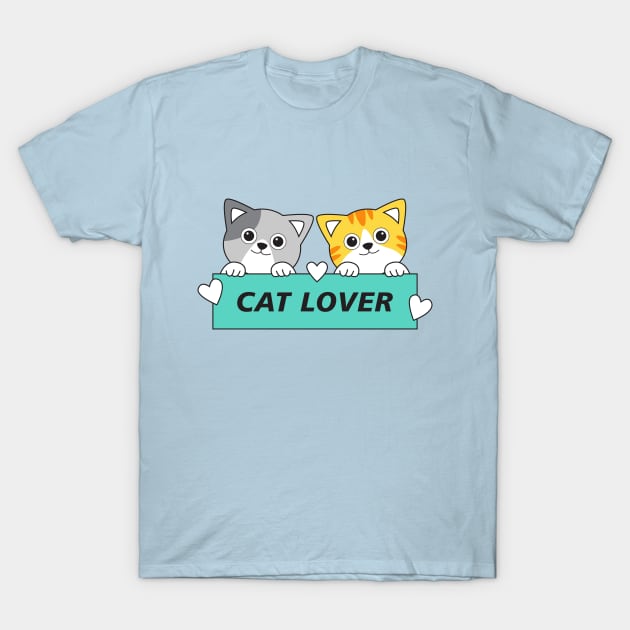 cute cat lover T-Shirt by Nyambie